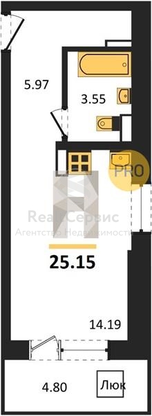 Продажа 1-комнатной квартиры, Ижевск,  д. 8