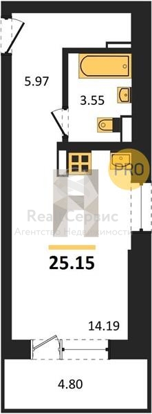 Продажа 1-комнатной квартиры, Ижевск,  д. 8